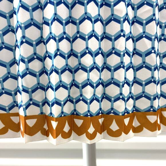 Le Superbe Santorini Dream Dress, White Blue Halter, Women’s Size XS - Picture 4 of 6